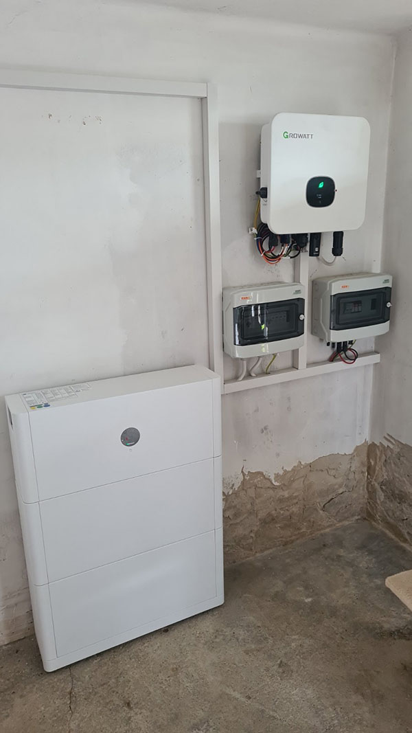 Bágyogszovát - akkumulátor és inverter